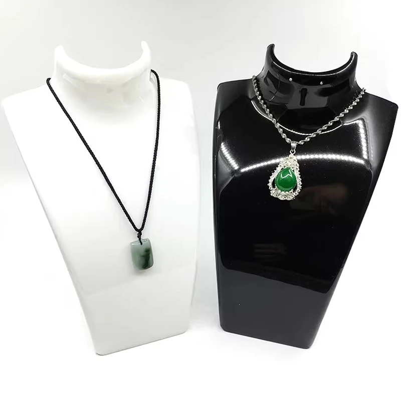 

Acrylic Portrait Neck Jewelry Display Stand Neck Model Necklace Pendant Jewelry Display Props