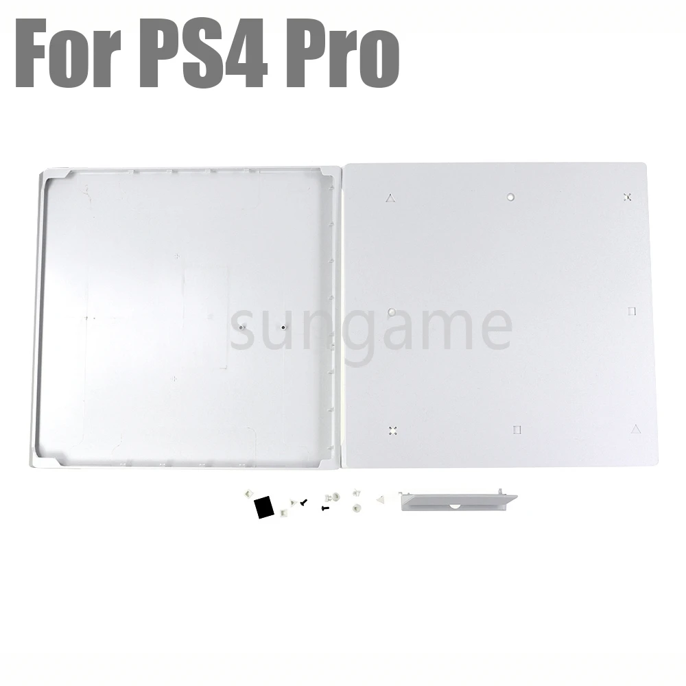 1 مجموعة للبلاي ستيشن 4 PS4 برو عالية الجودة الأبيض الكامل الإسكان شل حالة مع مسامير