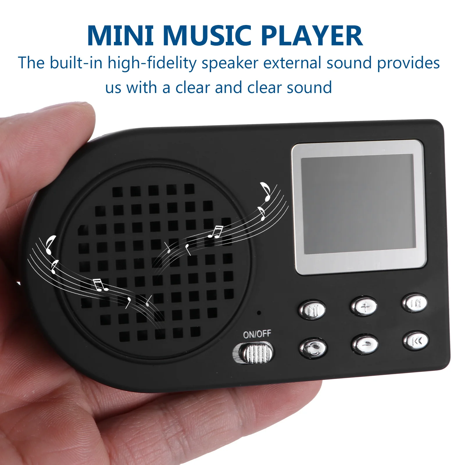 

Mp3 Player Portable Music Playback Equipment Built-In Long Play Time High-Fidelity Sound Mini Music Player For Outdoor