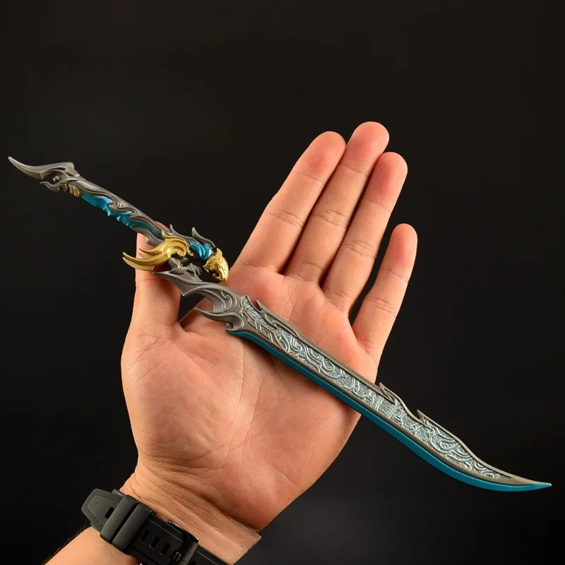 30 سنتيمتر Calamity الإلهي Naraka Bladepoint المنفقة ستار سلاح رائع لعبة محيط سبيكة نموذج الحلي الدعامة لعبة لجمع الصبي