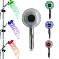 3 Color LED Digital Temperature Display Handheld Shower Head, High Pressure Water Saving Spray Handheld Shower heads