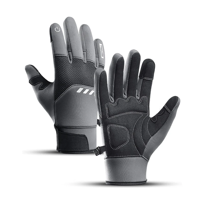 

Windproof Winter Thermal Cycling Glove Men Women Sports Running Fishing Racing Bicycle Glove MTB Motorcycle Ski Bike Touch Glove