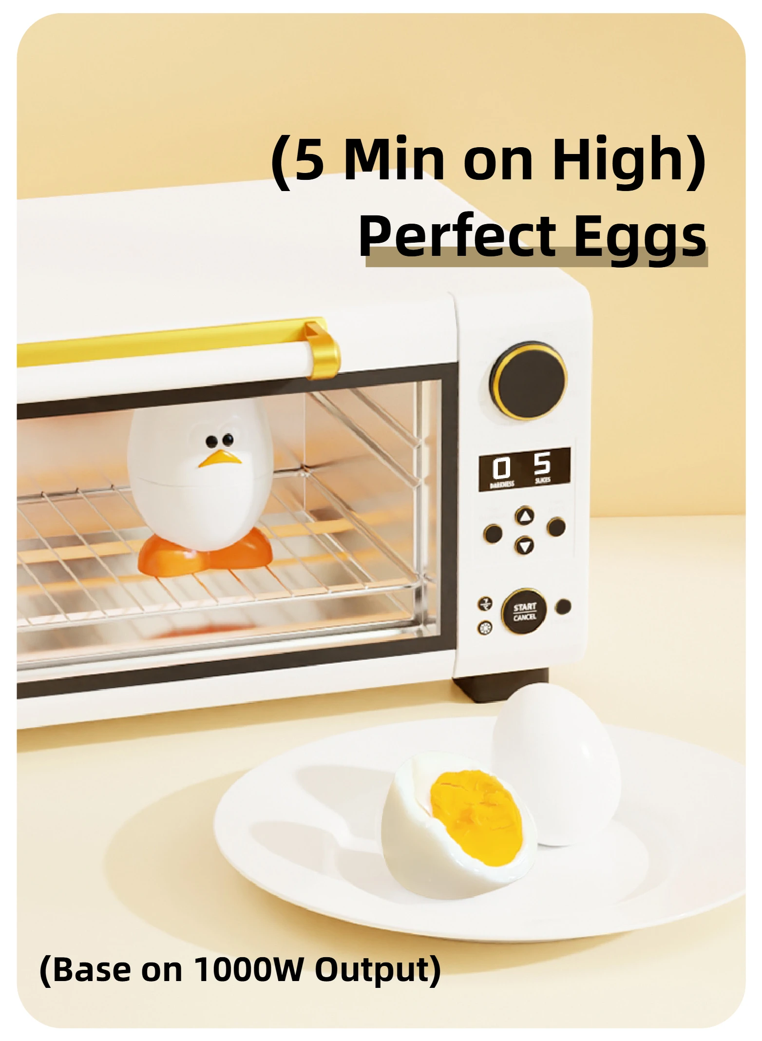 Joie Microwave Egg Boiler Eggy Microwave Egg Poachers Cooker Steamer Box for Chicken and Quail Eggs Kitchen Tools Egg Tools