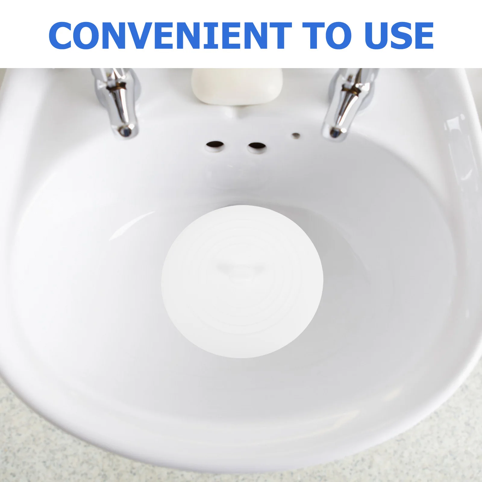 3 قطعة حوض الاستحمام سيليكون سدّادة مكافحة الشعر تسد المكونات للحمام حوض الاستحمام بالوعة المطبخ غطاء للصرف متعدد الوظائف #2