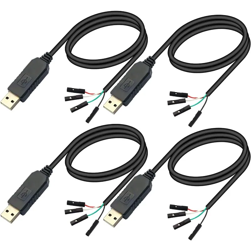 4PCS CH340G USB To TTL RS232 Adapters, Stable Serial Conversion, Plug & Play, for Arduino Download & Electronic DIY Projects.