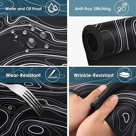 400x450mm Waterproof Mousepad Computer Mouse Pad Game Keyboard Pads Gamer Table Carpet Outer Space Mouse Mat Speed Desk Mat