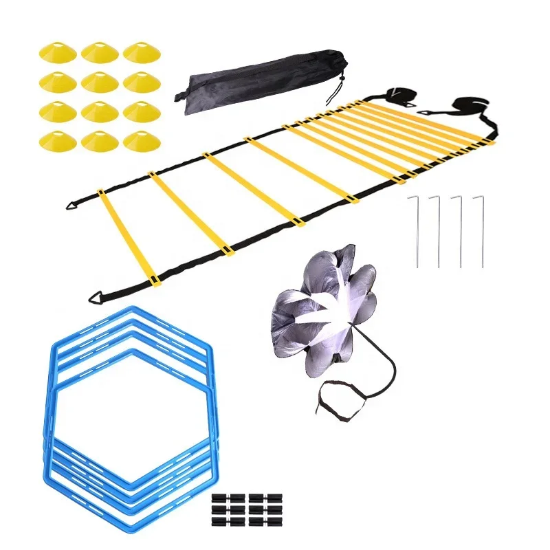 

Fast and agile ladder set football training tool