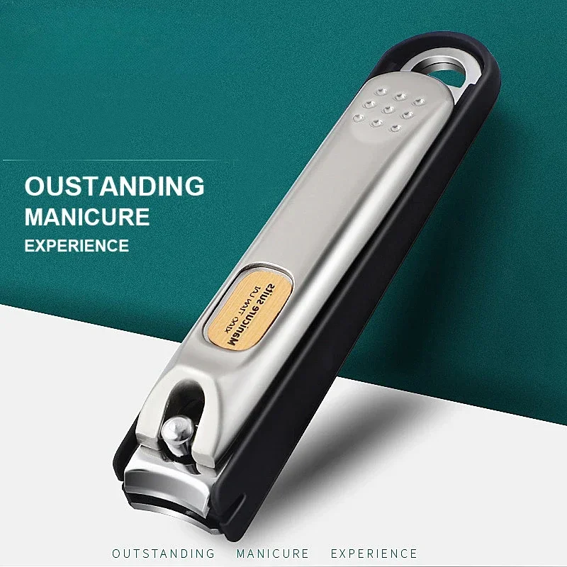 مسمار كليبرز مسمار المتقلب باديكير مقص الفولاذ المقاوم للصدأ مكافحة سبلاش أظافر القاطع أدوات مانيكير تصميم بيونيك #1