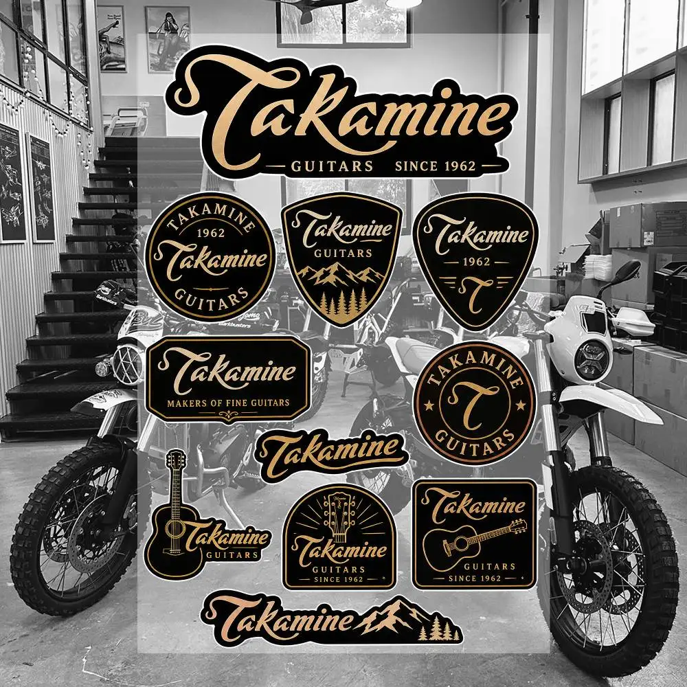 T-a-ka-mine- Ästhetische Graffiti-Aufkleber Wasserfeste PVC-Sticker für Auto Motorrad Skateboard Helm Notizbuch