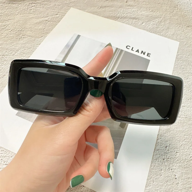 New Square Eyewear Fashion Vintage Sunglasses Women Brand Designer Retro Rectangle Sun Glasses Female lns Popular Sunglasses