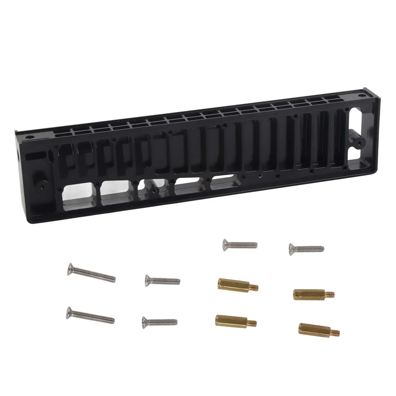

12 Holes Aluminum Alloy Harmonica Comb Replacement for super64 Super64X Models