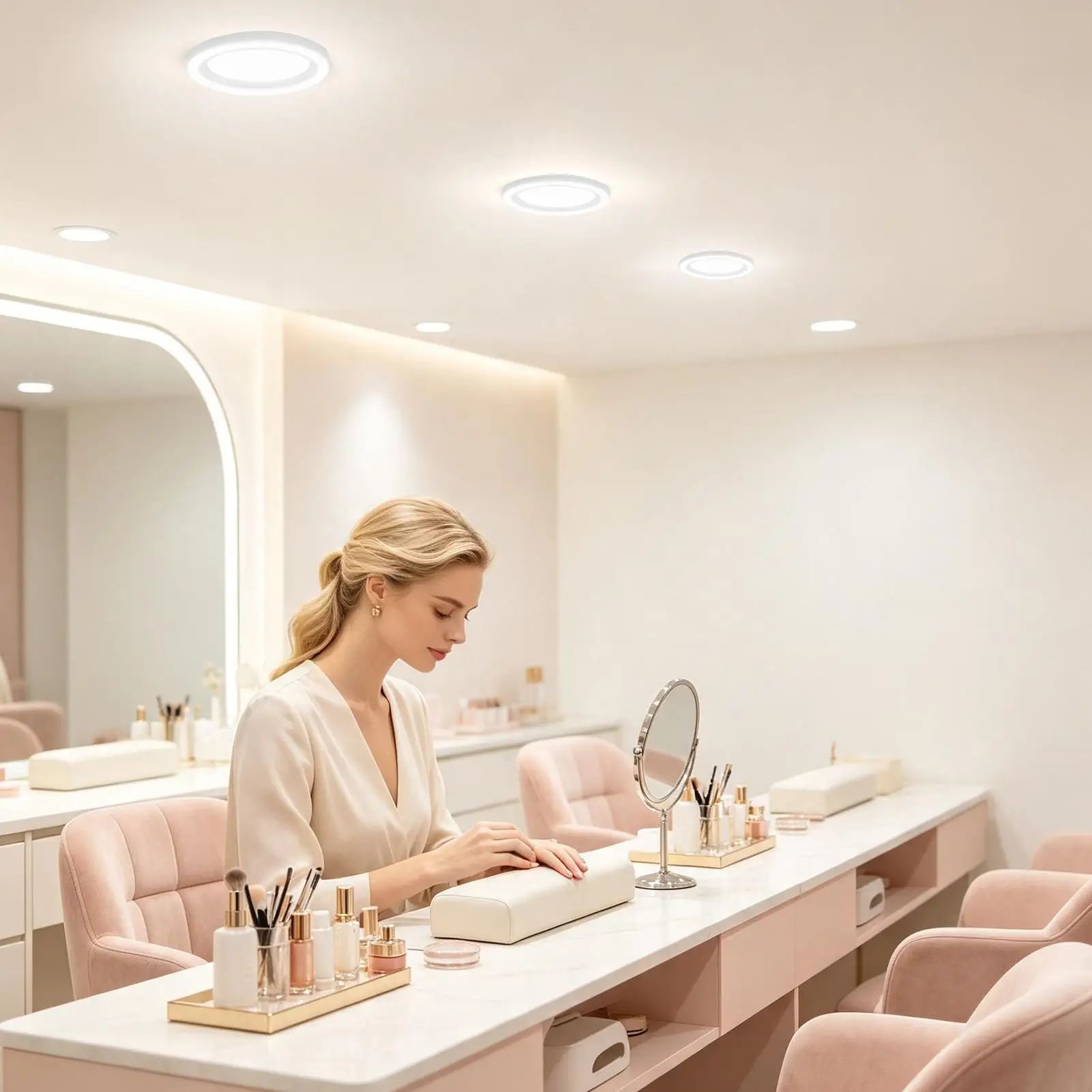 LED Recessed Lights Easy Install High Brightness Soft Glow Decor LED Can Lights For Living Room Kitchen Hallway Dining Room