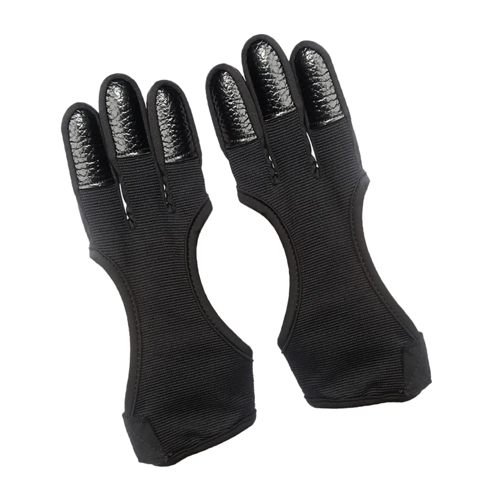 

1 Piece Archery Glove Adjustable Universal AntiSlip 3 Finger, Finger Guard