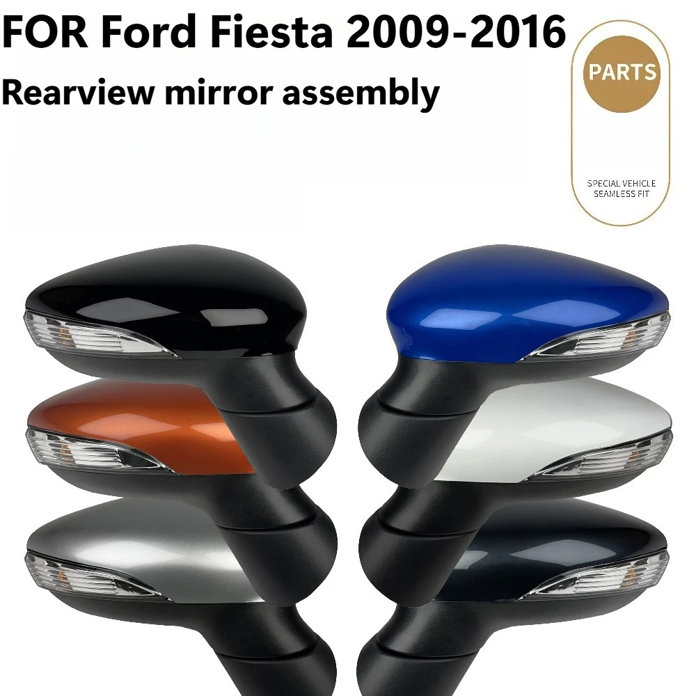 

FOR Ford Fiesta 2009-2016 Car Power Rear View Mirror Side Door Mirror Assembly