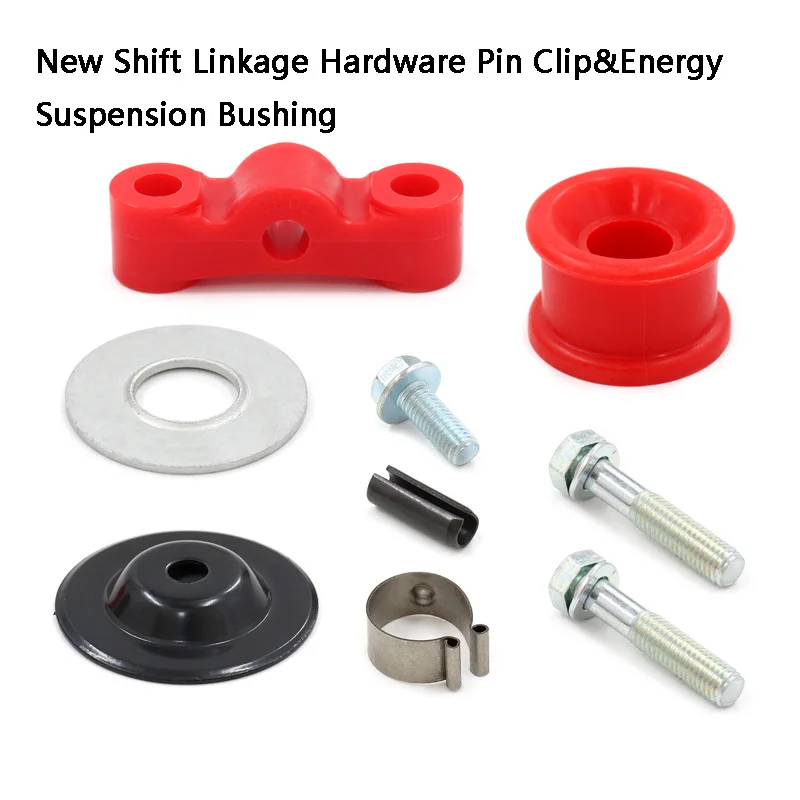 New Shift Linkage Hardware Pin Clip&Energy Suspension Bushing For Honda B Series