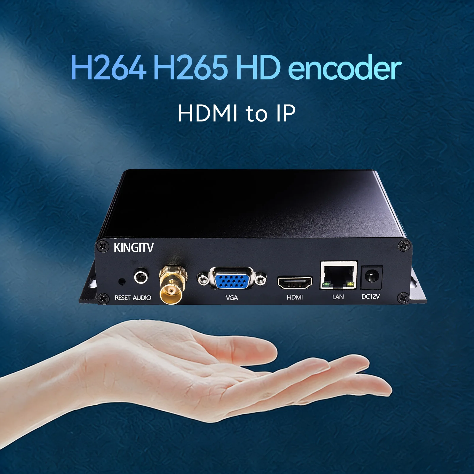 4K SDI صندوق فيديو التشفير فك RTSP RTMP SRT UDP H.265 H.264 المعطي المعارض VGA HDMI الناتج Repleace Topbox الارسال فك