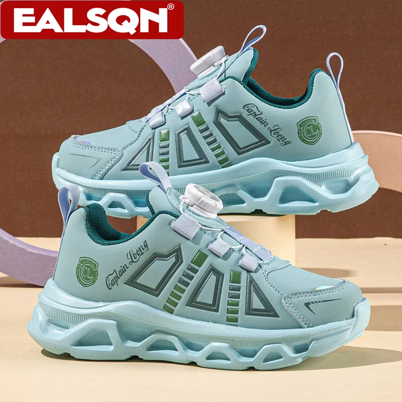 Children's Sports Shoes For Boys Fashion Leather Casual Shoes Lightweight Comfortable Running Sneakers