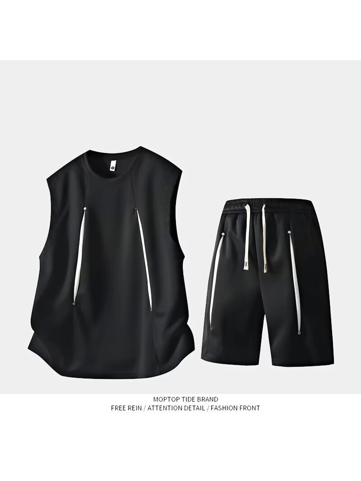 

Новый летний модный круглый топ на бретелях Ne Svel, универсальный американский комплект из двух предметов, повседневные брюки