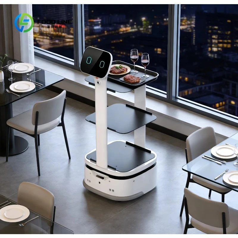 Customized Intelligent Food Delivery Robot with Voice Control Autonomous Navigation 50kg Payload 12h Runtime for Restaurants
