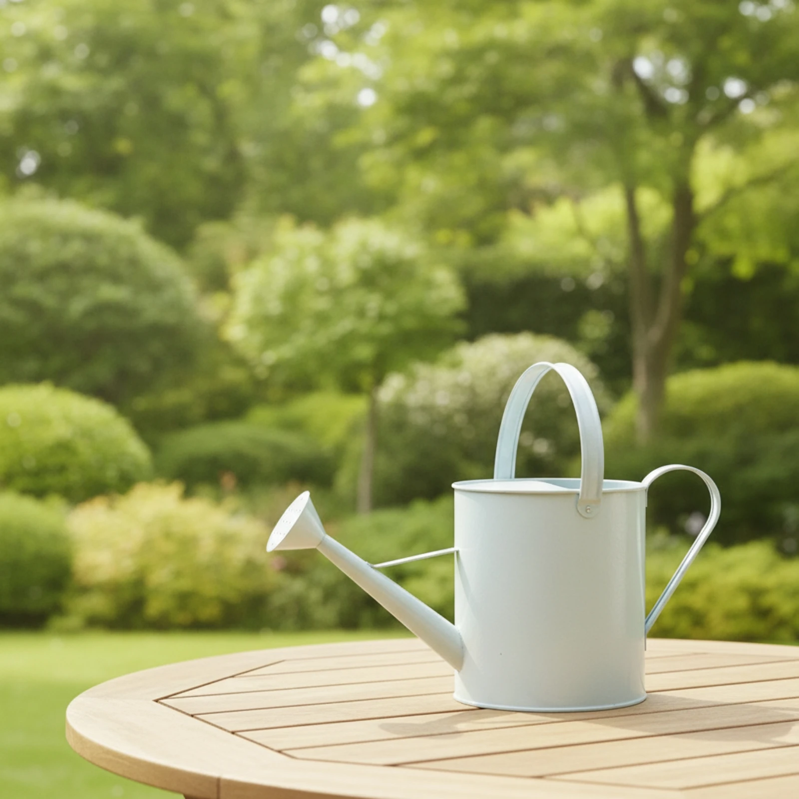 Watering Can with Sprinkler Head Sturdy Metal Watering Can Vessel Directional Uniform for Gardeners, Garden, Balcony view 2