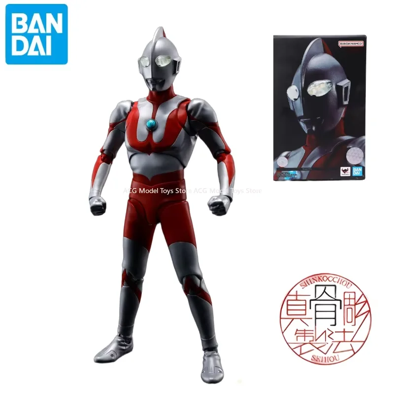 Original Bandai S.H.Figuarts SHF Tokusatsu Ultraman Gaia V2 Effect Pack  Tiga  Dyna Action Figure Toys Collection Model Gift