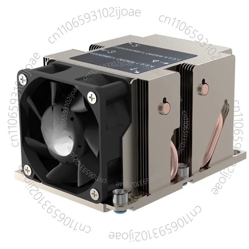 Suitable for Heat Pipe Square Rectangular LGA3647 3U 4U Side Blowing CPU Radiator Fan 205W