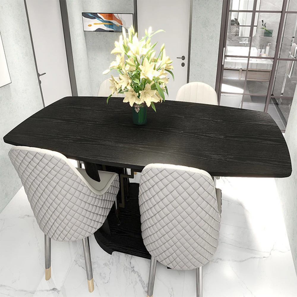 Modern Style Furniture Refurbish Stickers Mould Proof Vinyl Black Wood Grain Contact Paper Self Adhesive Waterproof Wallpaper