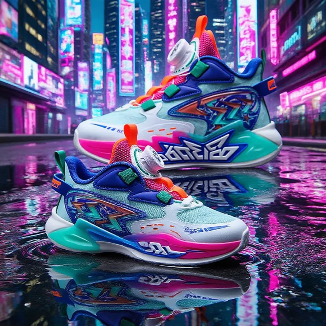 

Kids'Casual Shoes Sneakers Cartoon PU Leather Summer Shoes For Boys Anti-slip Breathable Pruple Blue Shoes Size 31-40