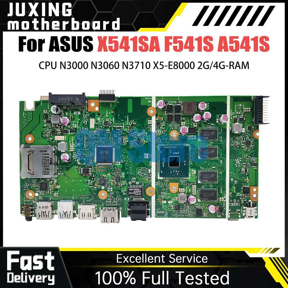 

Laptop Motherboard For ASUS X541S F541S A541S Mainboard N3000 X541SA N3060 N3710 X5-E8000 CPU 2GB 4GB-RAM Systemboard