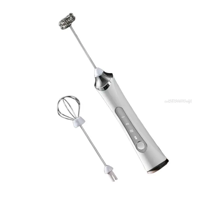 27RB 전기 우유 거품기 충전식 우유 거품 제조기 인체공학적 휴대용 거품기