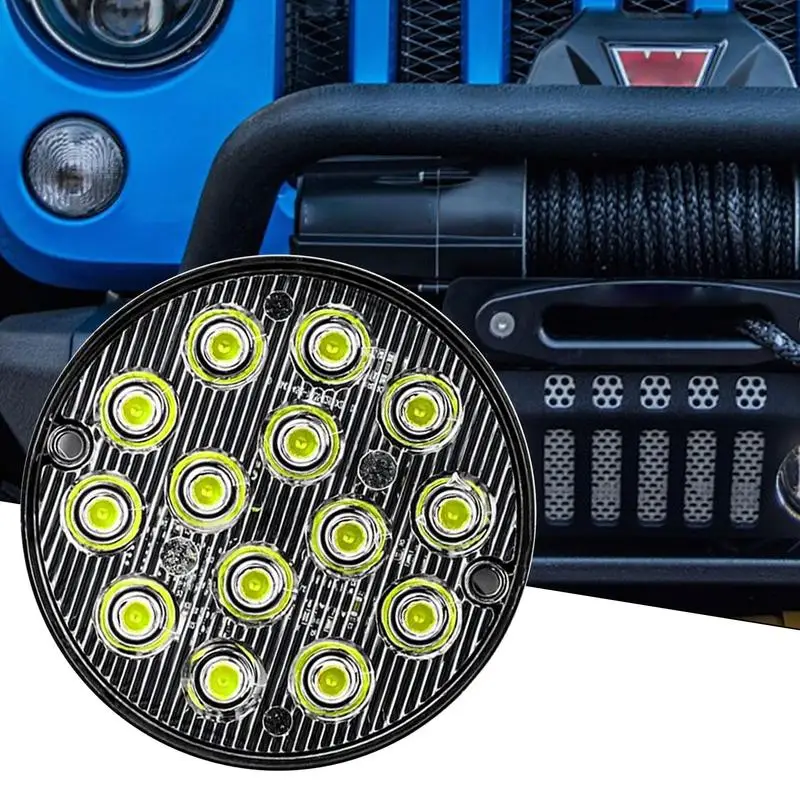 Warning Flash Light IP67 Waterproof Flash Warning Lights With 14 LEDs Eye-Catching High-Brightness With 2 Light Modes For Trucks