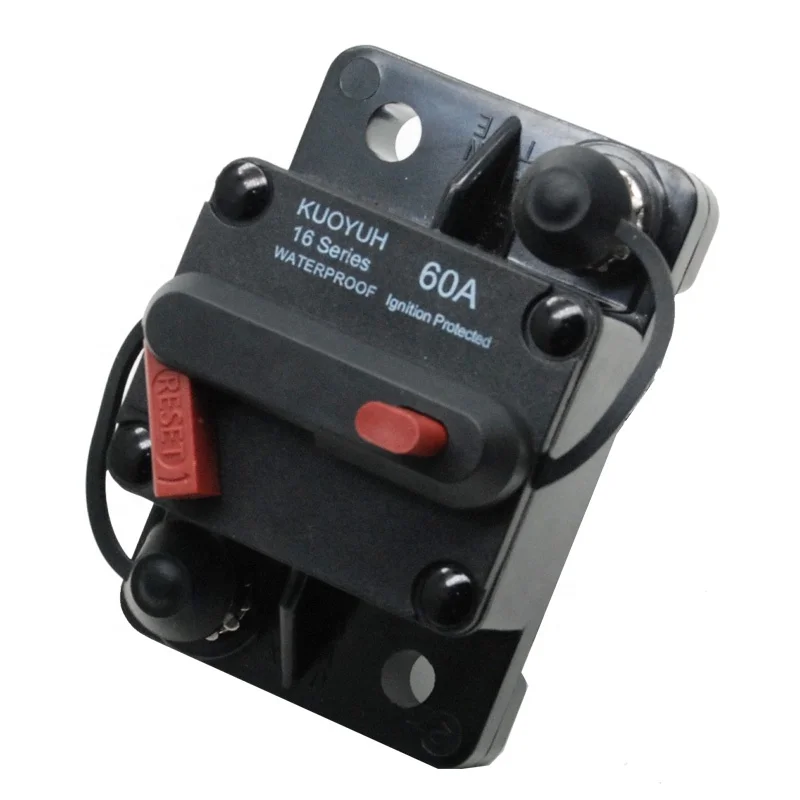 

50-300A AMP Circuit Breaker Dual Battery IP67 Waterproof 12V 24V Fuse Manual Reset Car Circuit Breaker