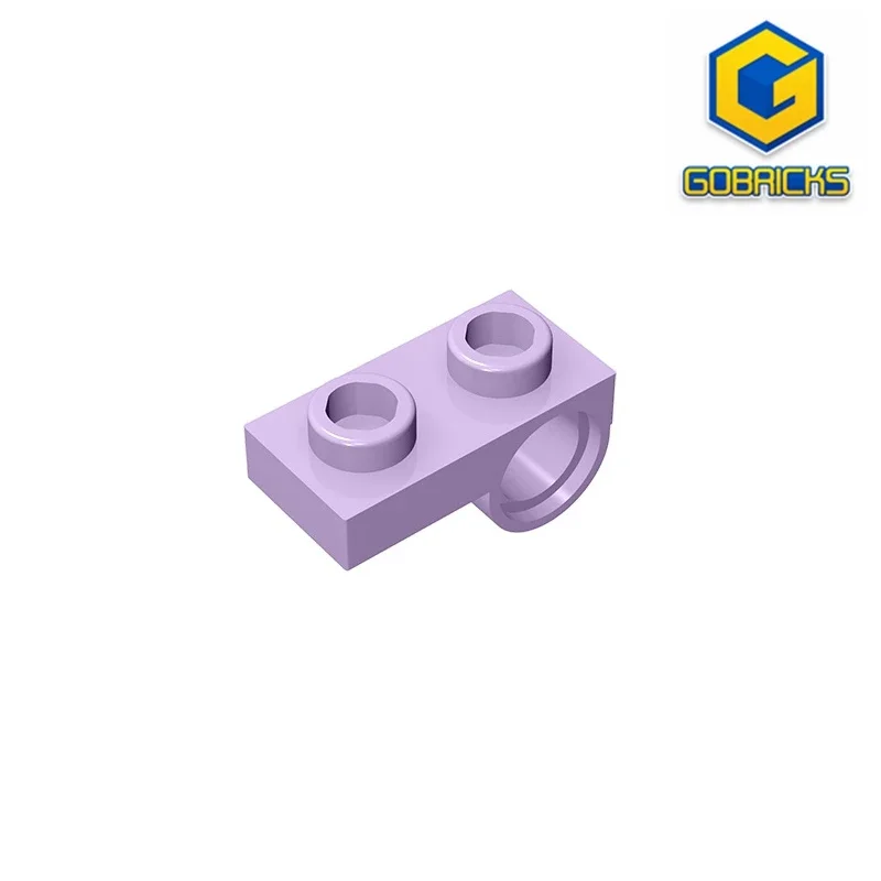 Gobricks Plaque GDS-854, Modifiée 1x2 avec Pin Hole sur Astronomique compatible avec lego 18677 28809 pièces de bricolage pour enfants