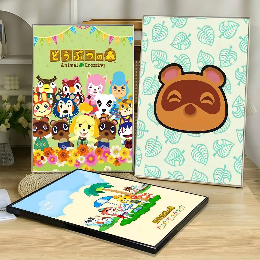 Game Animal C-Crossings Poster Waterproof Wall Art Sticker For Bar Living Room Vintage Room Decor High Quality Print Gift view 2