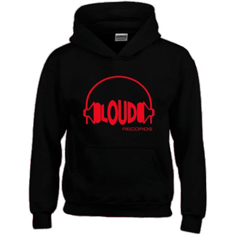 

2025 Autumn Winter LOUD RECORDS Logo Men's Black Hoodie Sweatshirt Size S-3XL High-end Luxury Is for Both Men and Women Top Y2k