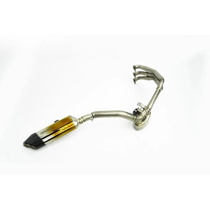 Forged Exhaust System For MotorcycleModified Titanium Alloy Motorcycle Exhaust With Electronic Valve Muffler For Triumph TIGER 1