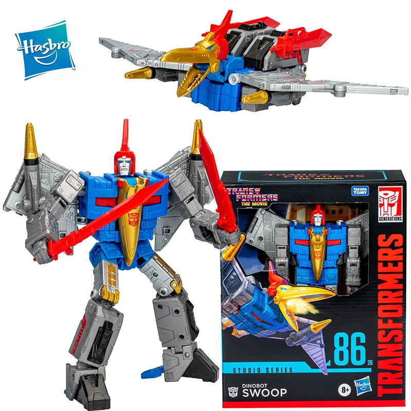 

Hasbro Transformers The Movie Studio Series SS86-26 Dinobot Swoop Leader Class, оригинальная фигурка, модель игрушки, подарочная коллекция