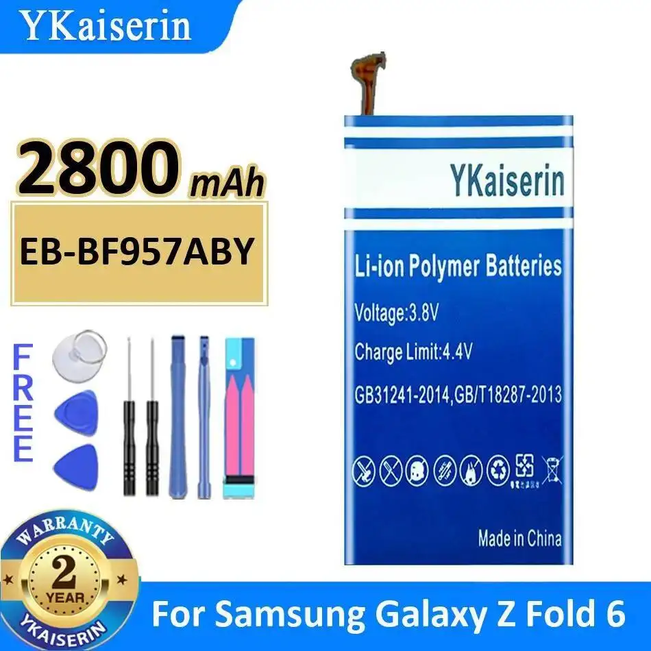 

High Compatibility For Samsung Galaxy Z Fold 6 2800Mah EB-BF957ABY Mobile Phone Battery