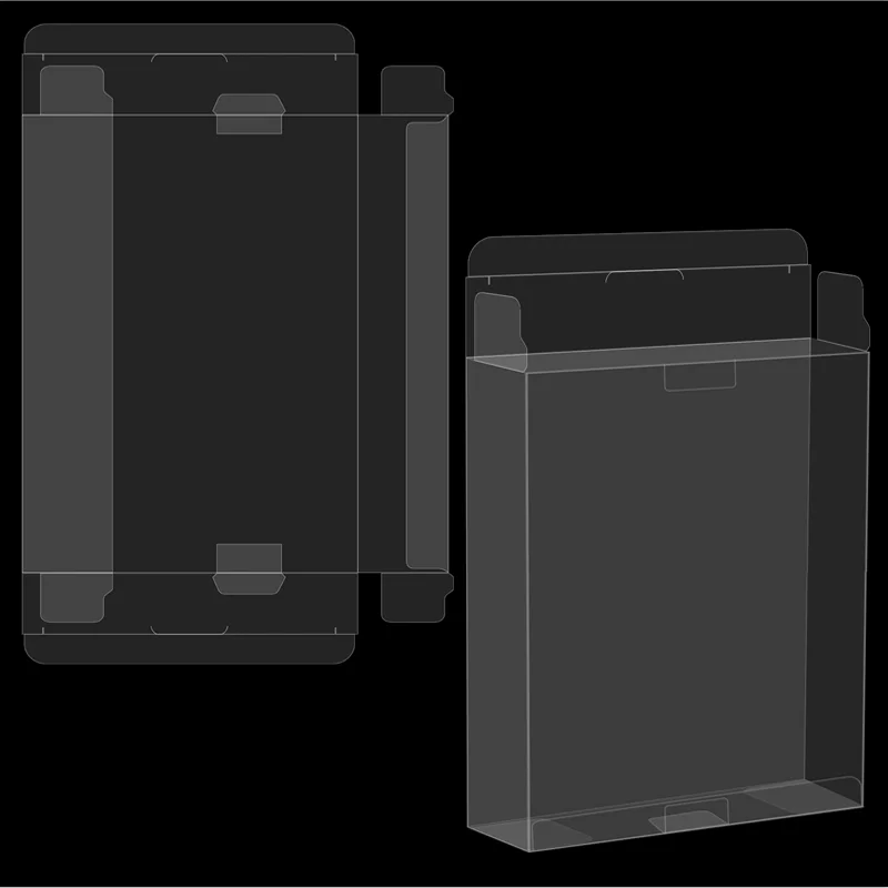 1pc Clear Protective Case Acid-Free Crystal for Legend of Tears of the Kingdom Collectors Edition (Switch 2023) PET Transparent
