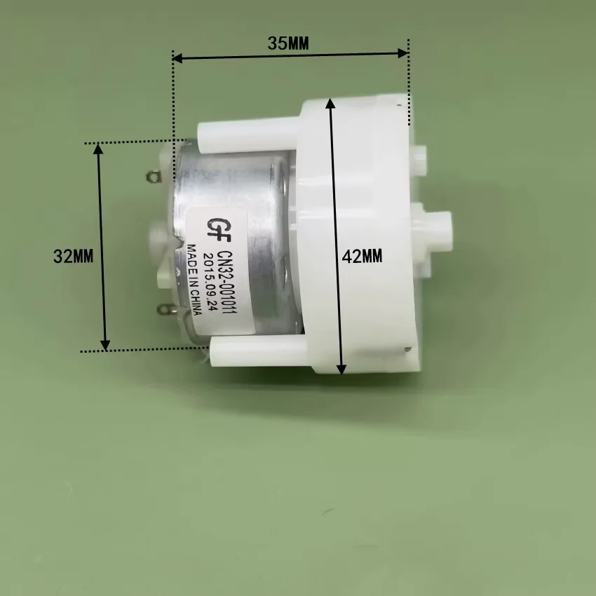 Micro 500 Gear Deceleration Silent Motor DC 3V-6V 42RPM Slow Speed Large Torque Double Flat Shaft Plastic Gearbox