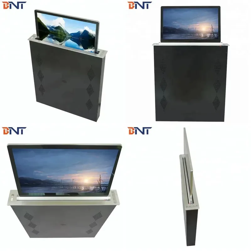 BNT Desk Computer Motorized Lift 21.5 Inch LCD Screen Desktop 1920*1080 Support HDMl Input TFT 1920 X 1080 0~20
