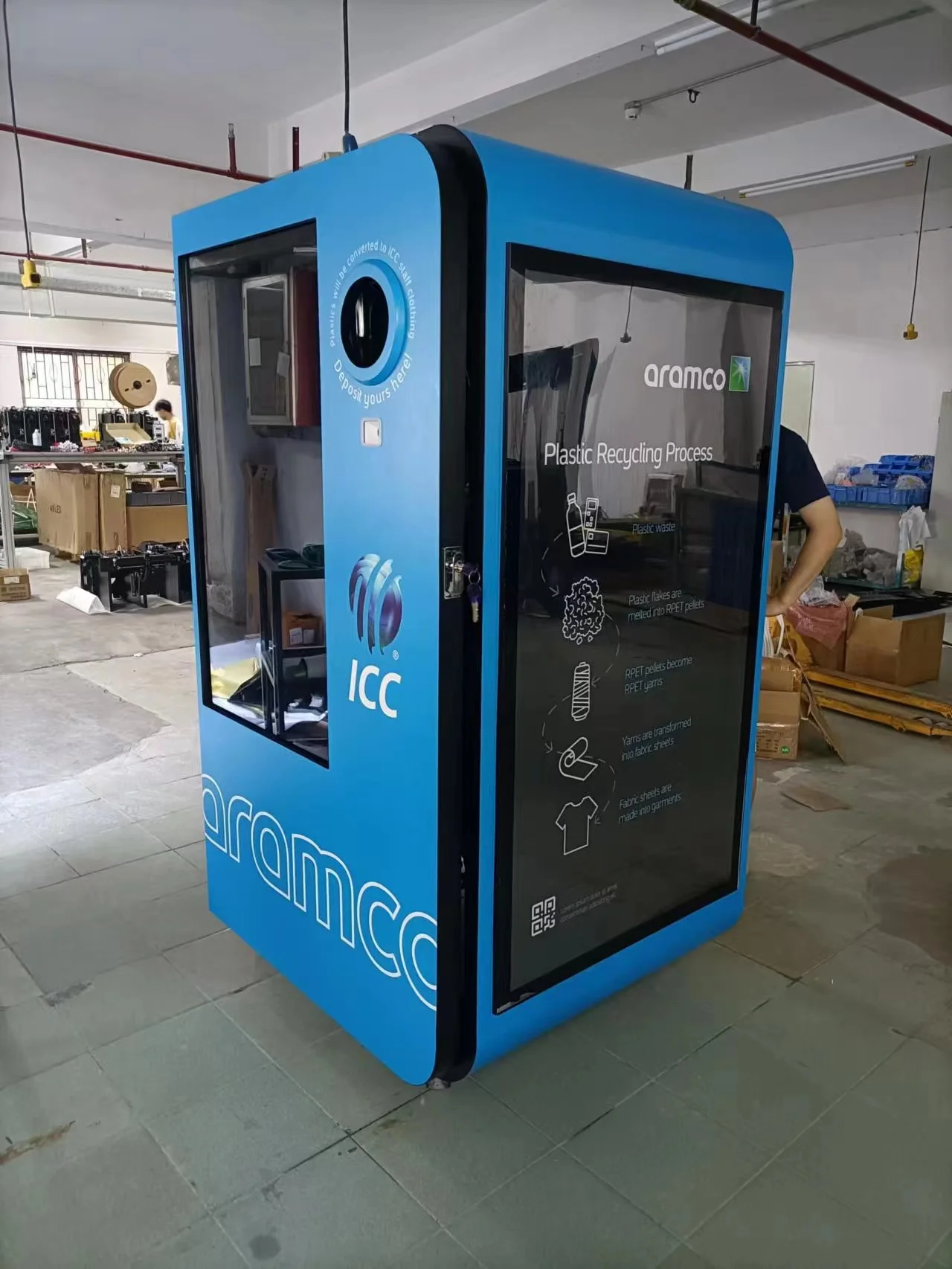 Correlation Vector Machine (RVM) Reverse Vending Machine for Plastic Bottles
