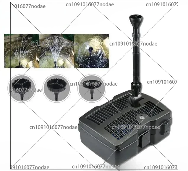 kio pond filter in fishpond fountain pump + UV lamp + filter.Pond pumping aeration cycle three in one water fountain pump