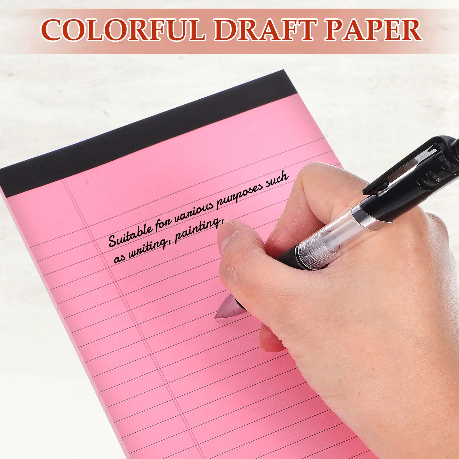 10 упаковок, юридические блокноты, небольшой блокнот, блокнот для записей, блокноты для заметок, цветные блокноты, блокноты с подкладкой для заметок, офиса A5