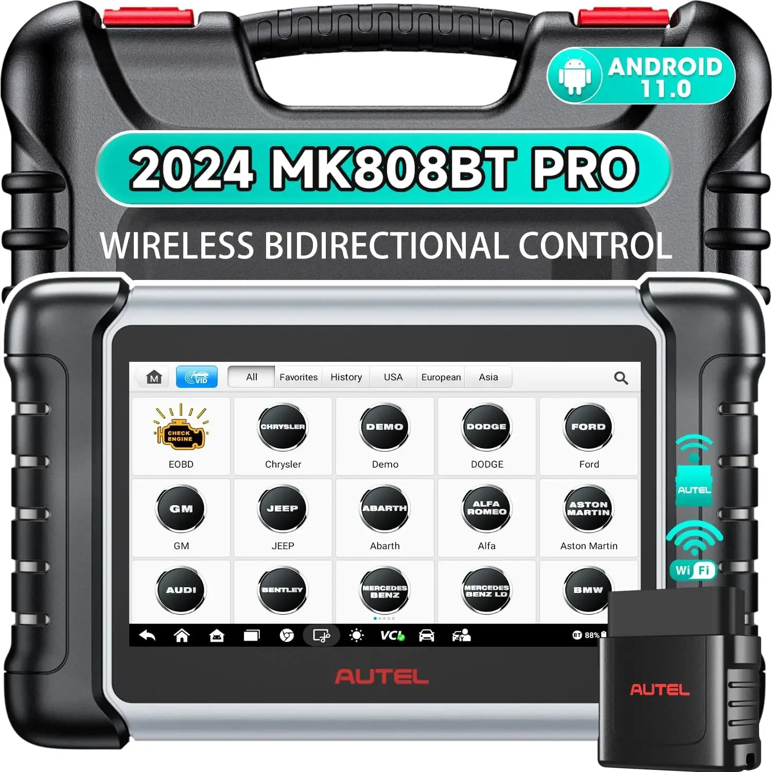 home.MaxiCOM MK808BT PRO Scanner: 2024 Full Bidirectional Tool Level-up