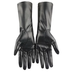 Gants de conduite à écran tactile pour femmes, mitaines en cuir PU, gants d'équitation en plein air, plus velours, coupe-vent, doigt complet, chaud, hiver, S390