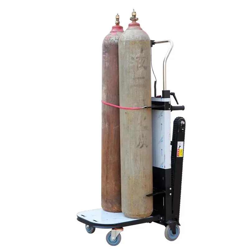 【Najlepiej sprzedający się】 Mobilny elektryczny wózek schodoklatka z napędem akumulatorowym, typu crawler, składana platforma podnosząca do transportu ciężkich przedmiotów