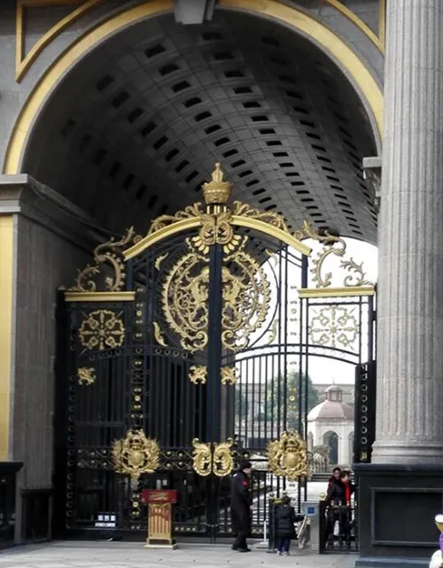 Wrought Iron Gates Design for Garden Aluminum Gate