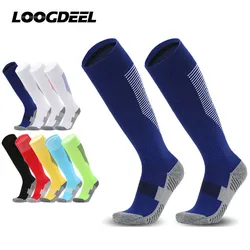 Loogdeel 1 Pair Football Sport Socks Long Knee Cotton Spandex Kids Legging Stockings Soccer Baseball Ankle Adults Children Socks