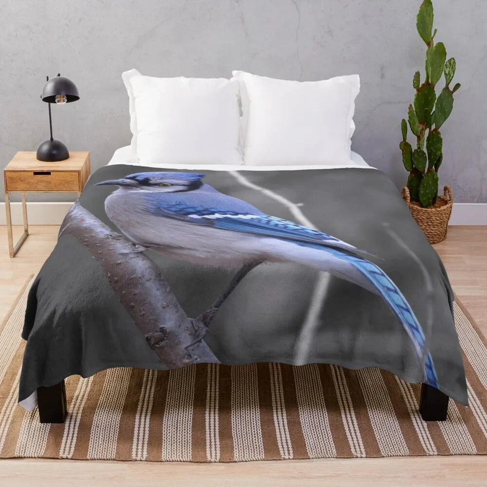 

Bluejay Throw Blanket Flannels Designers Luxury Thicken christmas gifts Blankets